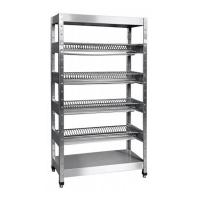 Стеллаж для сушки тарелок ССТ-4-2 (400х1000мм.)