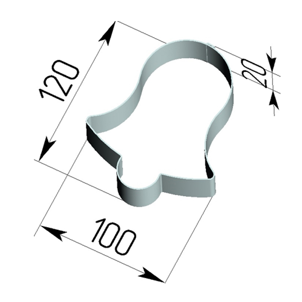 Кондитерская форма Колокольчик