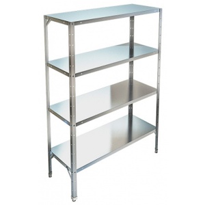 Стеллаж со сплошными полками СТР-324/900